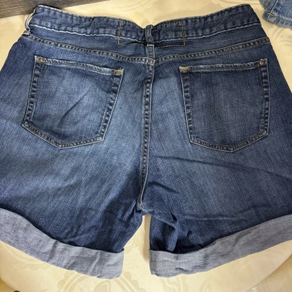 Eddie Bauer Dark Blue boyfriend Denim Shorts